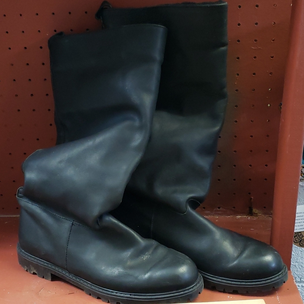 Eddie Bauer Winter All Weather Black Leather Boots
